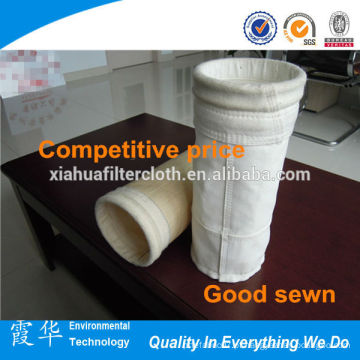 China venda superior Aramid fibras / PP / PE ar sacos de filtro de poeira para produtos químicos